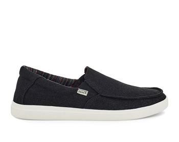 Sanuk Sideline 2 Hemp Slip On Sidewalk Surfers Herr Svarta | Sverige 406VRW